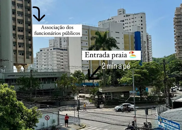 Apartamento Uma Quadra Da Praia Das Asturias Guarujá